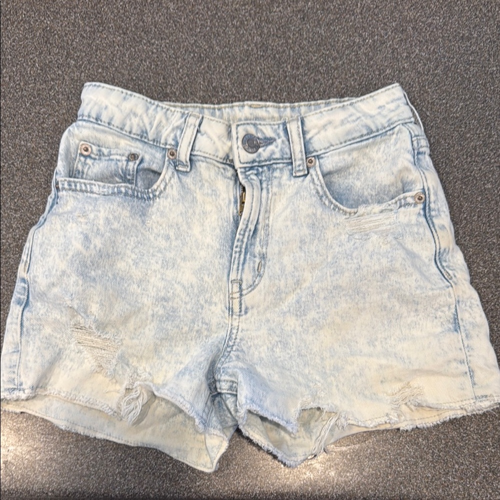 Light Blue Denim Women's Shorts